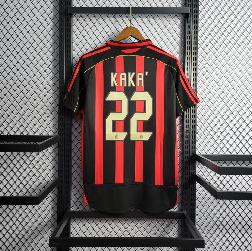 ウェア 06-07 AC Milan Game Shirt Jersey 2006-07 AC Milan Home Retro Jersey