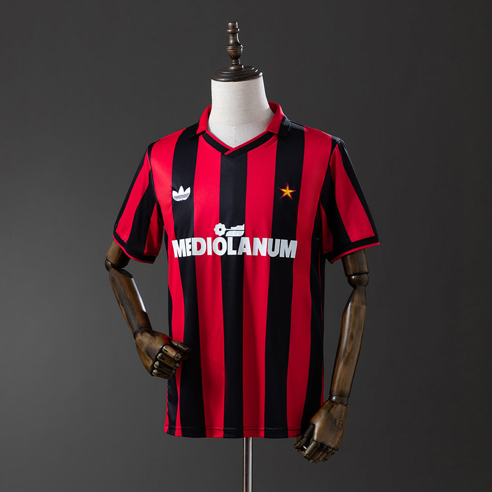 ウェア ADIDAS 1990/1991 AC MILAN  JERSEY AC MILAN 1990/91 HOME SHIRT – Retro Soccer
