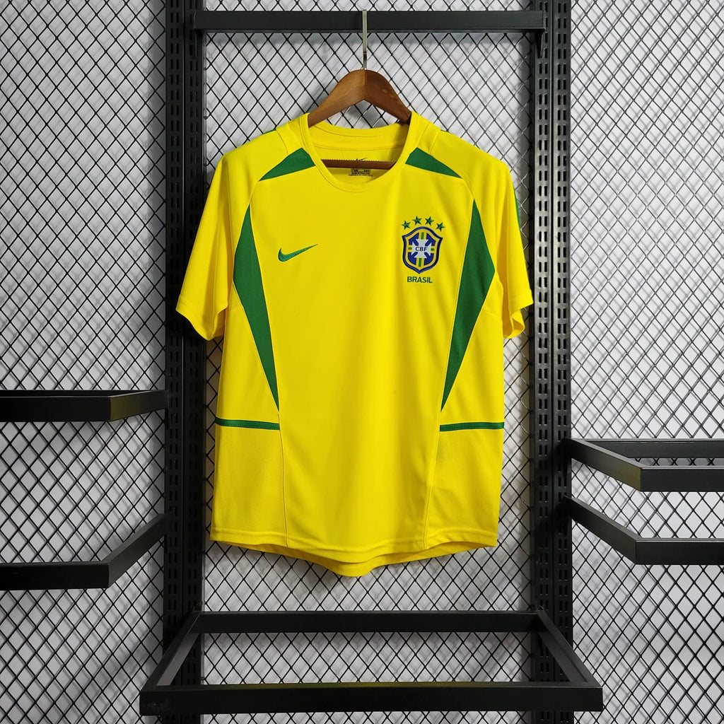 BRAZIL 2002 HOME SHIRT – Retro Soccer UK